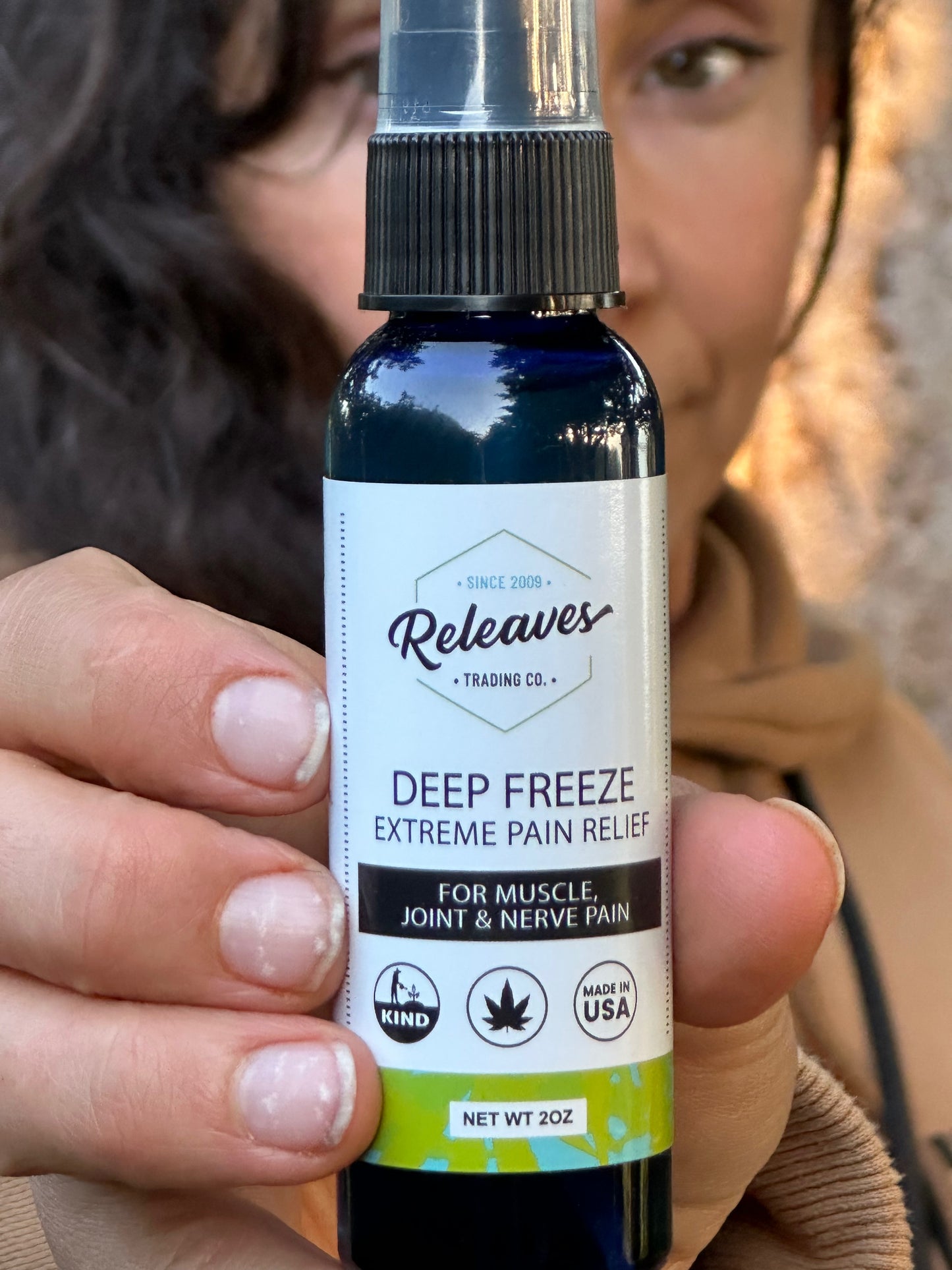 RELEAVES DEEP FREEZE PAIN SPRAY (2OZ)