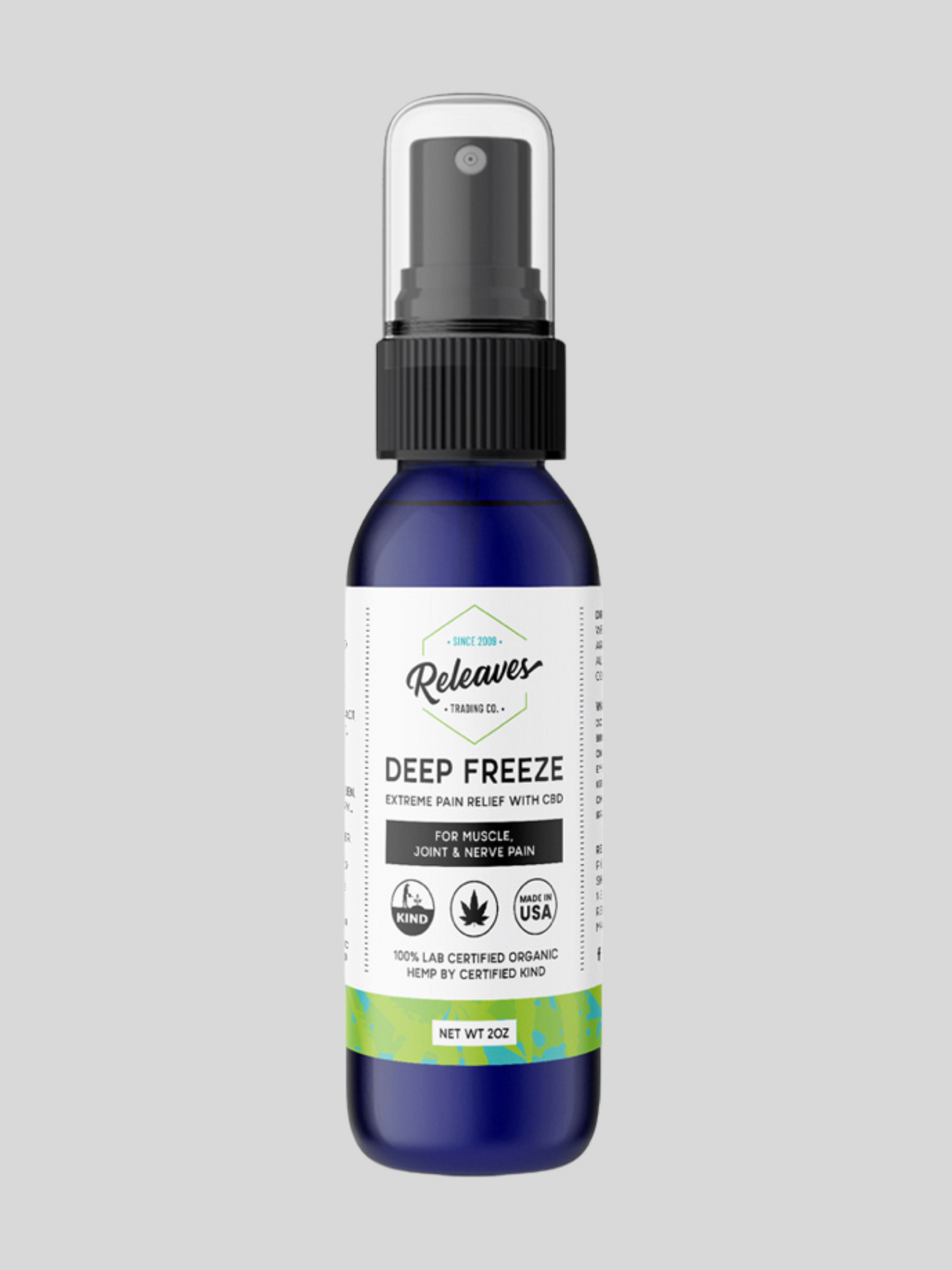 RELEAVES DEEP FREEZE PAIN SPRAY (2OZ)