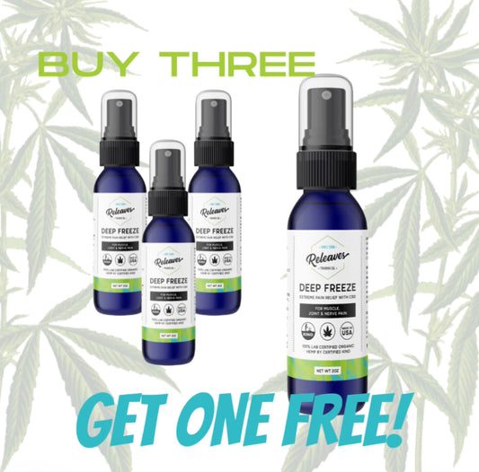Releaves Deep Freeze Pain Spray- BUY 3 GET 1 FREE!