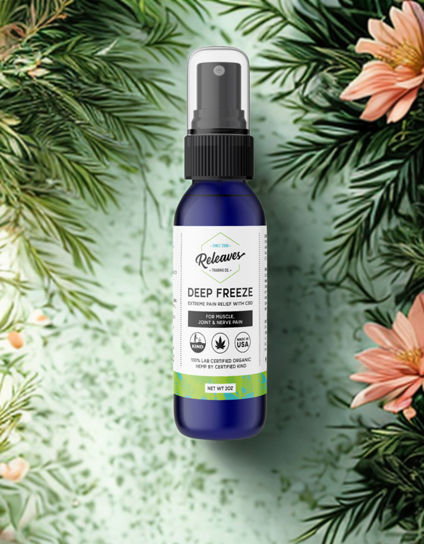 RELEAVES DEEP FREEZE PAIN SPRAY (2OZ)
